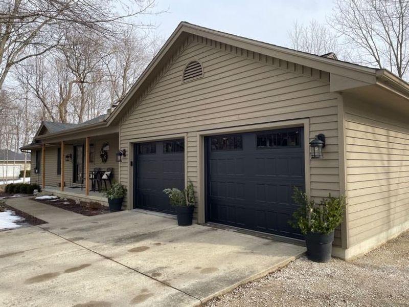 Home with a New Garage Door |Garage Door Installation in Lincoln, IL